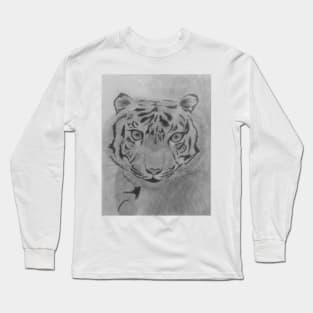 Curious Tiger Long Sleeve T-Shirt